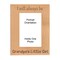 Grandpa Gifts I Will Always Be Grandpa's Little Girl Engraved Natural Wood Picture Frame (WF-053), Fathers Day, Birthday, Christmas Present product 2